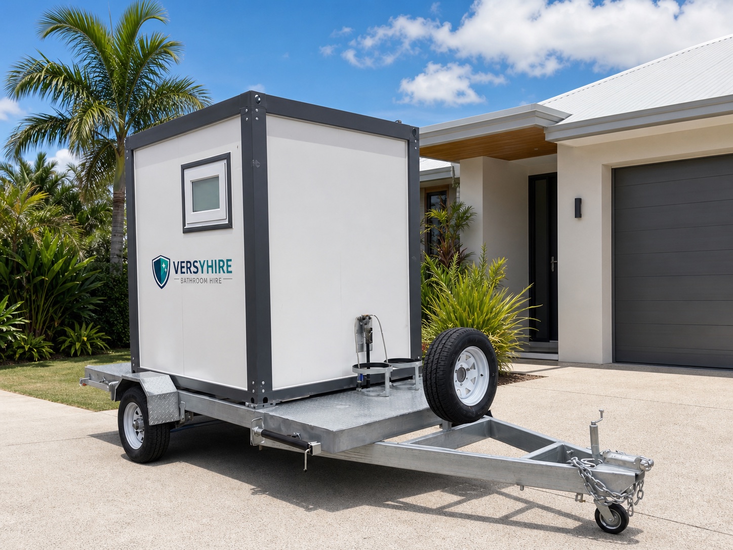 Branded exterior view of the Versyhire ensuite